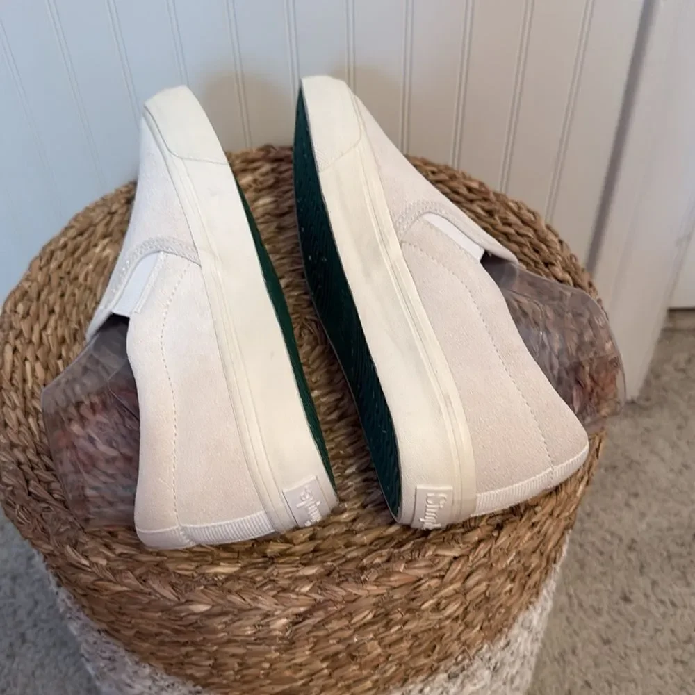 Simple Men's Cream Slip-On Shoes - 8 - NWOB